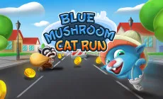 Blue Mushroom Cat Run