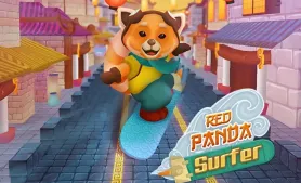 Red Panda Surfer